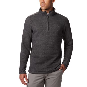 Columbia Muške Puloveri - Great Hart Mountain III Half Zip Fleece Crne | HKAJ-32417